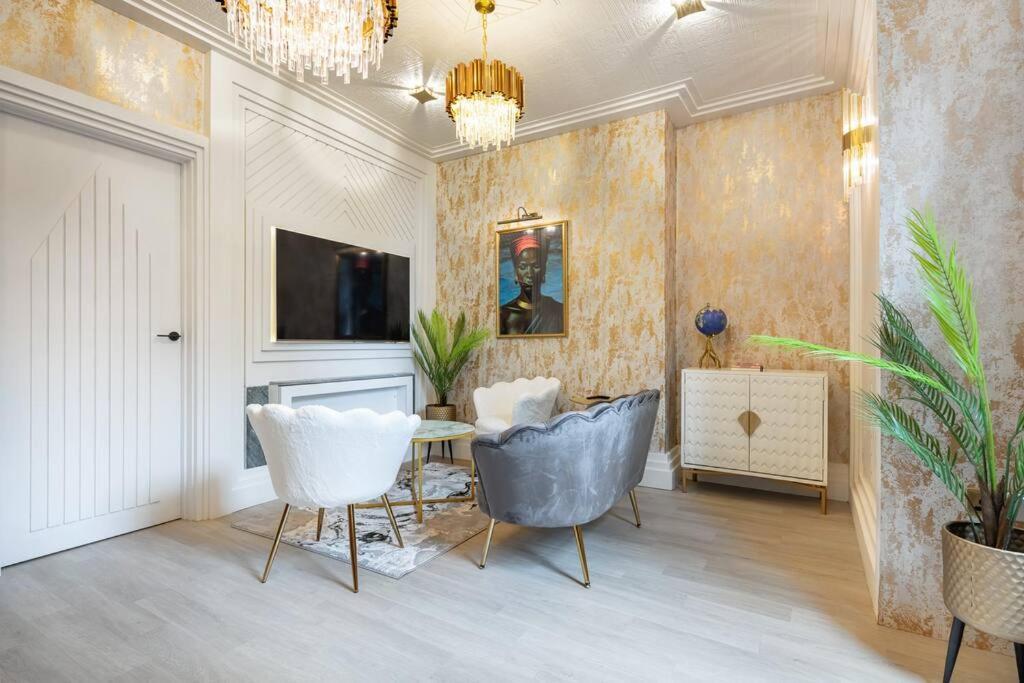 1Lsr - High-End Luxury 2 Bed Designer Apartment ลอนดอน ภายนอก รูปภาพ